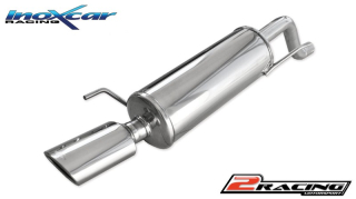 Zadní tlumič s oválnou koncovkou výfuku 120x80 mm Inoxcar racing ALMI.02.120