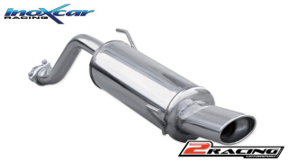 Zadní tlumič s oválnou koncovkou výfukue 120x80 mm Inoxcar racing ALMI.04.120