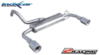 Zadní tlumič koncovkou výfuku L+R průměru102 Inoxcar racing FICQ.03.102