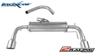 Zadní tlumič s koncovkou průměr102 Racing L+R Inoxcar racing FICQ.14.102R
