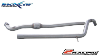Stainless steel centre pipe (společně sflexible) to be installed as a kit společně sart. FI595.60 Inoxcar racing TC595.60