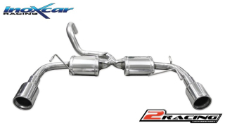 Zadní společně s2 s tlumiče společně skoncovka průměru 102 P+L Inoxcar racing FICQ.17.102