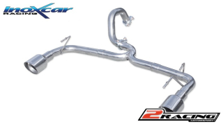 Zadní bez s tlumiče společně skoncovka P+L průměru 102 Racing Inoxcar racing FICQ.08.102R
