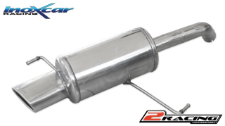 Zadní výfuk z nerezové oceli s koncovkou Oválná 120x80 mm Inoxcar racing AL147.01.120