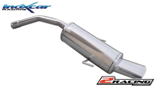 Zadní výfuk z nerezové oceli s koncovkou Oválná 120x80 mm Inoxcar racing AL156.07.120