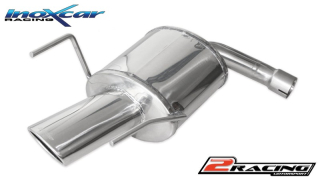Zadní výfuk z nerezové oceli s koncovkou Oválná 120x80 mm Inoxcar racing AL159.02.120