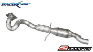 Nerezový výfuk místo katalizátoru společně smetal cat (společně sFLEX) Inoxcar racing AFA1.02.CAT