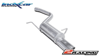 Zadní výfuk z nerezové oceli s koncovkou Oválná 120x80 mm Inoxcar racing AUA4.07.120