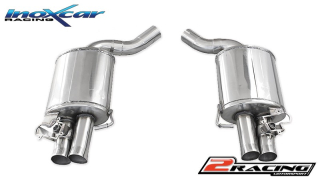 Zadní tlumič koncovkou výfuku P+L + Valves assembly společně soriginal electric engines Inoxcar racing VALV.RS6.02