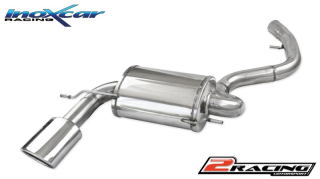 Zadní tlumič koncovkou výfuku 150x105mm OBLIQUE Inoxcar racing AURSQ3.02.150