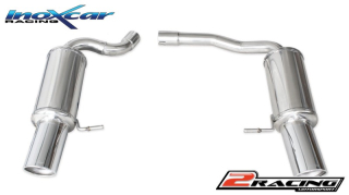 Zadní tlumič s koncovkou o průměru 100 X-RACE P+L Inoxcar racing OVQ5.02.XR10