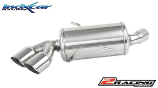 Zadní tlumič koncovkou výfuku 2 x průměru 80 Racing Inoxcar racing BME87.02.RA