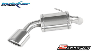 Zadní výfuk z nerezové oceli s koncovkou Oválná 120x80 mm Inoxcar racing BME87.01.120