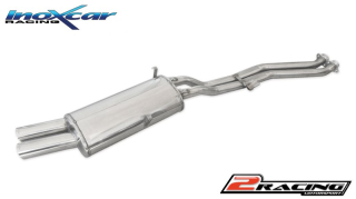 Zadní tlumič koncovkou výfuku 2 x průměru 70 Racing Inoxcar racing OVBM.22.70
