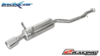 Zadní sportovní výfuk z nerezové oceli s koncovkou o průměru 102 Inoxcar racing BME36.01.102