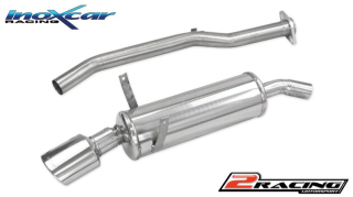 Zadní výfuk z nerezové oceli s koncovkou Oválná 120x80 mm Inoxcar racing BME36.02.120