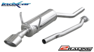 Zadní výfuk z nerezové oceli s koncovkou Oválná 120x80 mm Inoxcar racing BME36.04.120