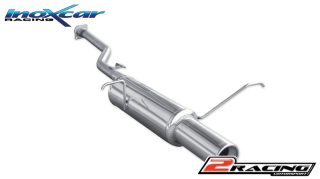 Zadní sportovní výfuk z nerezové oceli s koncovkou o průměru 102 Inoxcar racing BME36.03.102