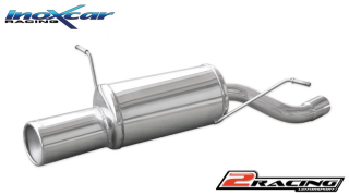 Zadní sportovní výfuk z nerezové oceli s koncovkou o průměru102 Inoxcar racing BME46.03.102