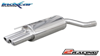 Zadní tlumič koncovkou výfuku 2 x Oválná 90x70 mm Inoxcar racing OVBM.07.90
