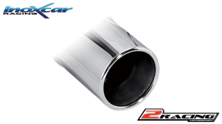 Zadní sportovní výfuk z nerezové oceli s koncovkou o průměru 102 Inoxcar racing AUA4.07.102