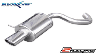 Zadní výfuk z nerezové oceli s koncovkou Oválná 120x80 mm Inoxcar racing OVBM.17.120
