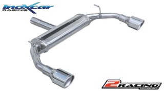 Zadní tlumič s koncovkou o průměru 90 X-RACE P+L Inoxcar racing BMX6.01.XR90