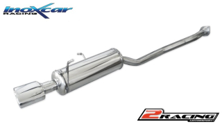 Zadní výfuk z nerezové oceli s koncovkou 120x80 OBLIQUE Inoxcar racing BMZ3.01.SB