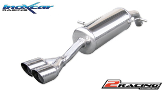 Zadní tlumič koncovkou výfuku 2 x průměru 80 Racing Inoxcar racing CIDS4.01.RA