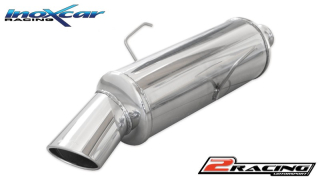 Zadní tlumič s oválnou koncovkou výfukue 120x80 mm Inoxcar racing CISAX.01.120