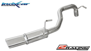 Zadní výfuk z nerezové oceli s koncovkou Oválná 120x80 mm Inoxcar racing DONI.01.120