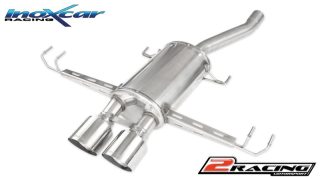 Zadní s tlumiče společně scentral koncovka 2 x průměru 114 Racing (For the installation on the original central pipe it is necessary to separately order the adapter AD.CIVIC.02) Inoxcar racing HOCI.04.114R