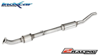 Central pipe společně ss tlumiče (2 s tlumičes) (For the assembly společně sthe original Zadní s tlumiče it is necessary to order the adapter AD.CIVIC.01) Inoxcar racing TCSCIVIC2.03