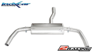 Zadní tlumič koncovkou výfuku P+L Inoxcar racing MECLA.02