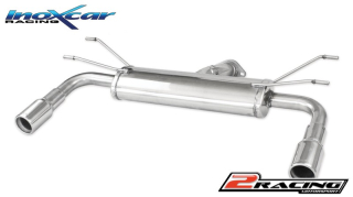 Zadní tlumič s koncovkou o průměru 80 P+L Inoxcar racing F124.01.80