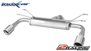 Zadní tlumič s koncovkou o průměru 102 P+L Inoxcar racing F124.01.102