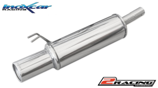 Zadní tlumič s koncovkou o průměru 102 Inoxcar racing FIBR.05.102