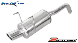 Zadní tlumič s oválnou koncovkou výfuku 90x70 mm Inoxcar racing FICQ.07.90