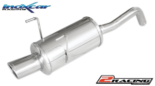 Zadní tlumič s oválnou koncovkou výfuku 90x70 mm Inoxcar racing FICQ.04.90