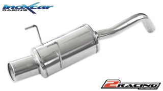 Zadní tlumič s koncovkou o průměru 102 Inoxcar racing FICQ.02.102