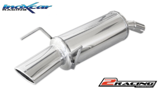 Zadní výfuk z nerezové oceli s koncovkou Oválná 120x80 mm Inoxcar racing FICR.01.120