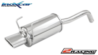Zadní výfuk z nerezové oceli s koncovkou Oválná 120x80 mm Inoxcar racing FIPA.03.120