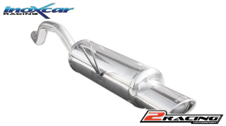 Zadní výfuk z nerezové oceli s koncovkou Oválná 120x80 mm Inoxcar racing FIPN.26.120