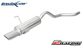 Zadní výfuk z nerezové oceli s koncovkou Oválná 120x80 mm Inoxcar racing FIPN.09.120