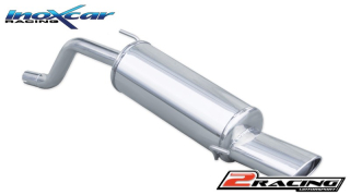 Zadní tlumič s oválnou koncovkou výfuku 120x80 mm Inoxcar racing FIPN.25.120