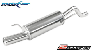 Zadní tlumič s koncovkou o průměru 80 - assembly only on model společně shollow (cavity) in the spoiler of serial bumber Inoxcar racing FIPN.18.80