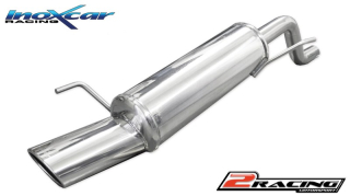 Zadní tlumič s oválnou koncovkou výfuku 120x80 mm Inoxcar racing FIPN.20.120