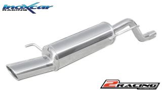 Zadní tlumič s oválnou koncovkou výfuku 120x80 mm Inoxcar racing FIPN.23.120