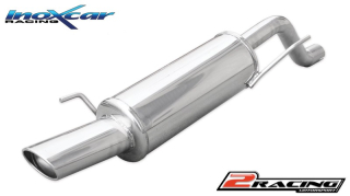 Zadní tlumič s oválnou koncovkou výfuku 120x80 mm Inoxcar racing FIPN.35.120