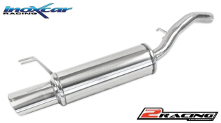 Zadní výfuk z nerezové oceli s koncovkou Oválná 120x80 mm Inoxcar racing FIST.03.120